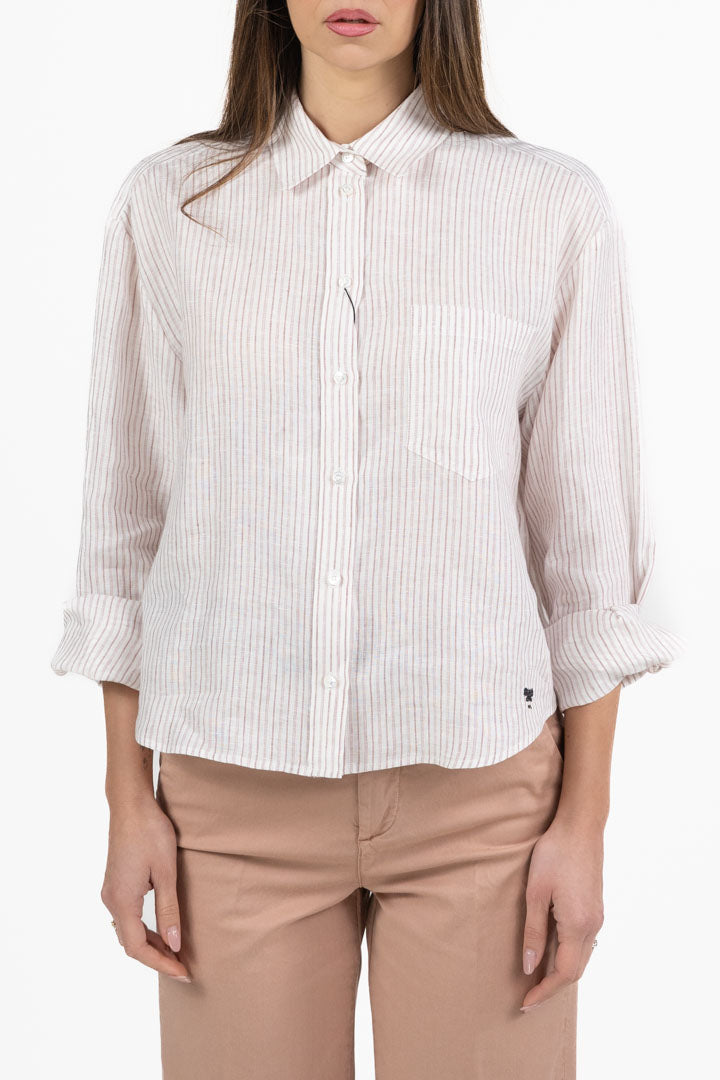 Camicia a Righe con Logo - Weekend Max Mara