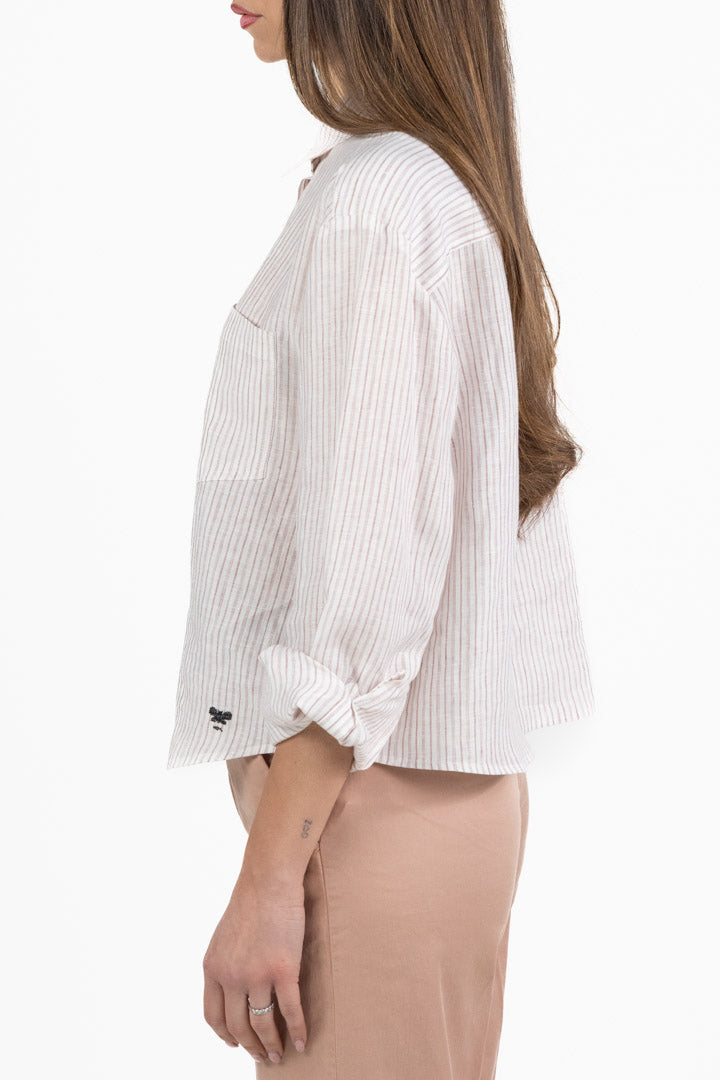 Camicia a Righe con Logo - Weekend Max Mara