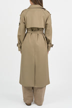 Trench Doppiopetto Lungo Over - Vicolo