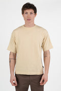 Maglia in Filo di Cotone beige - Out Fit