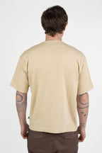Maglia in Filo di Cotone beige - Out Fit