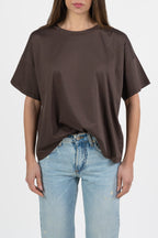 T-shirt Oversize Marrone - Vicolo