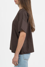 T-shirt Oversize Marrone - Vicolo