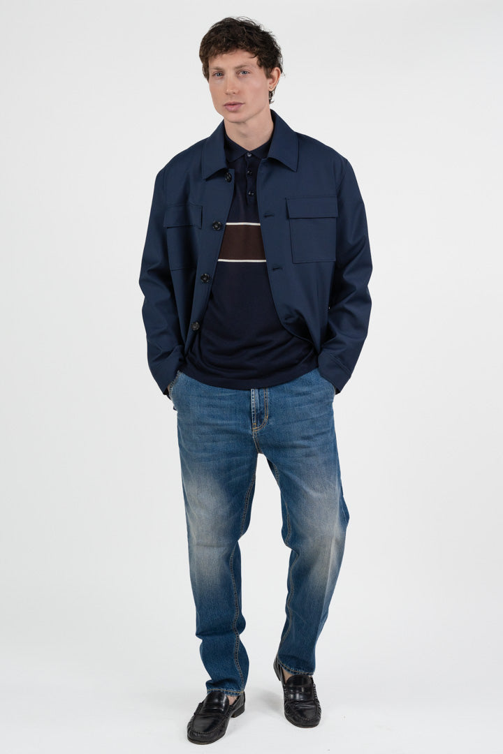 Overshirt Strutturata in Cotone Tecnico – Patrizia Pepe