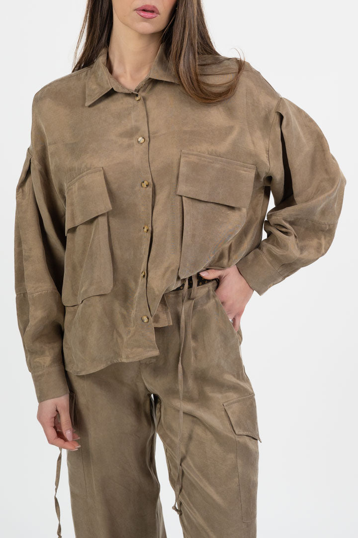 Camicia in Tessuto Fluido - Vicolo