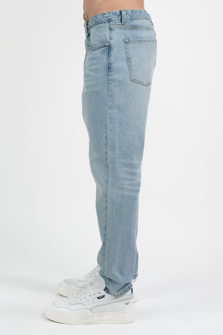 Jeans in Denim Chiaro Regular - Berna