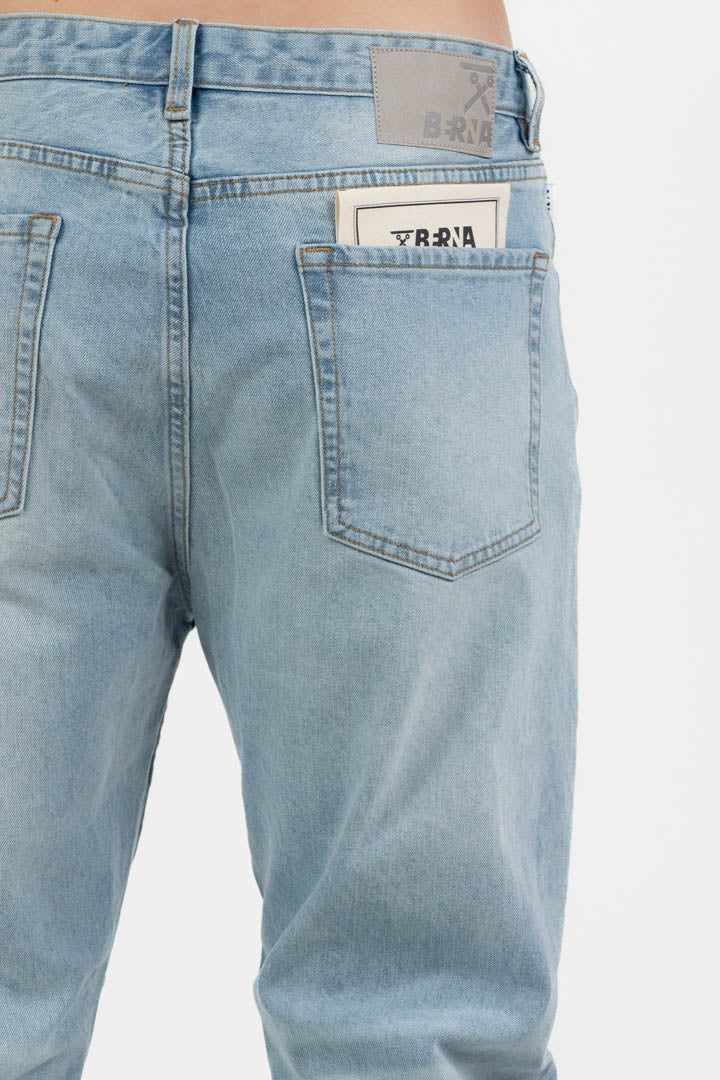 Jeans in Denim Chiaro Regular - Berna