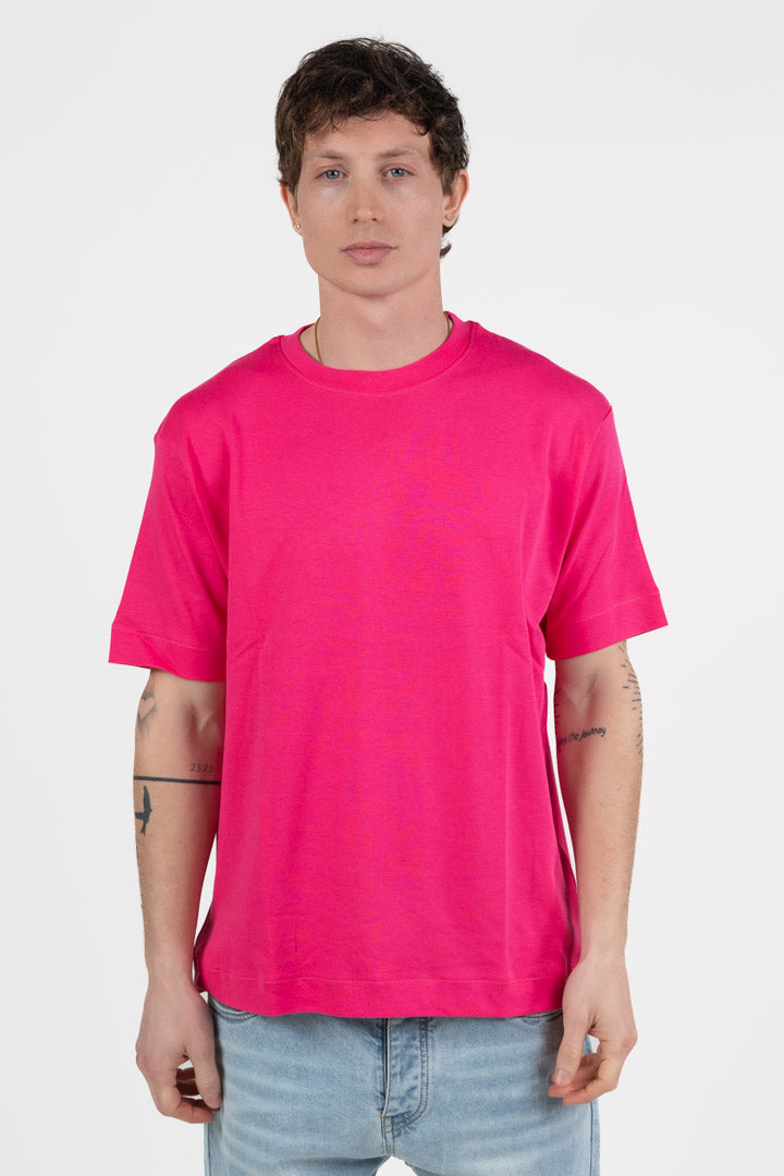 T-shirt Fucsia dal Taglio Boxy - Berna