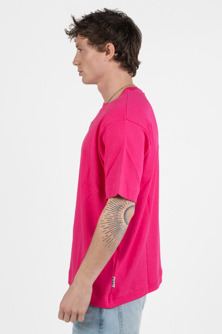 T-shirt Fucsia dal Taglio Boxy - Berna