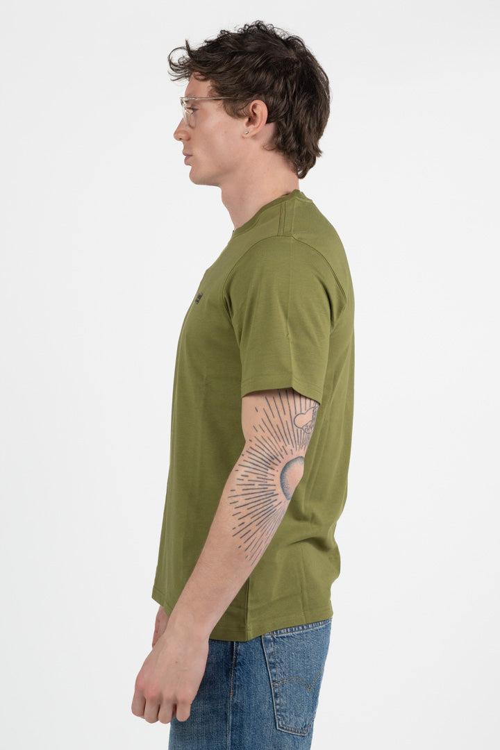 T-Shirt  in cotone Verde Oliva - Barbour