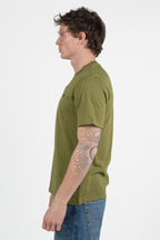 T-Shirt  in cotone Verde Oliva - Barbour