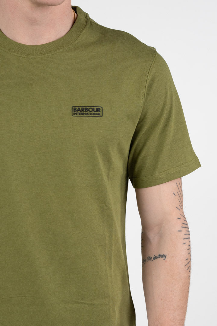 T-Shirt  in cotone Verde Oliva - Barbour
