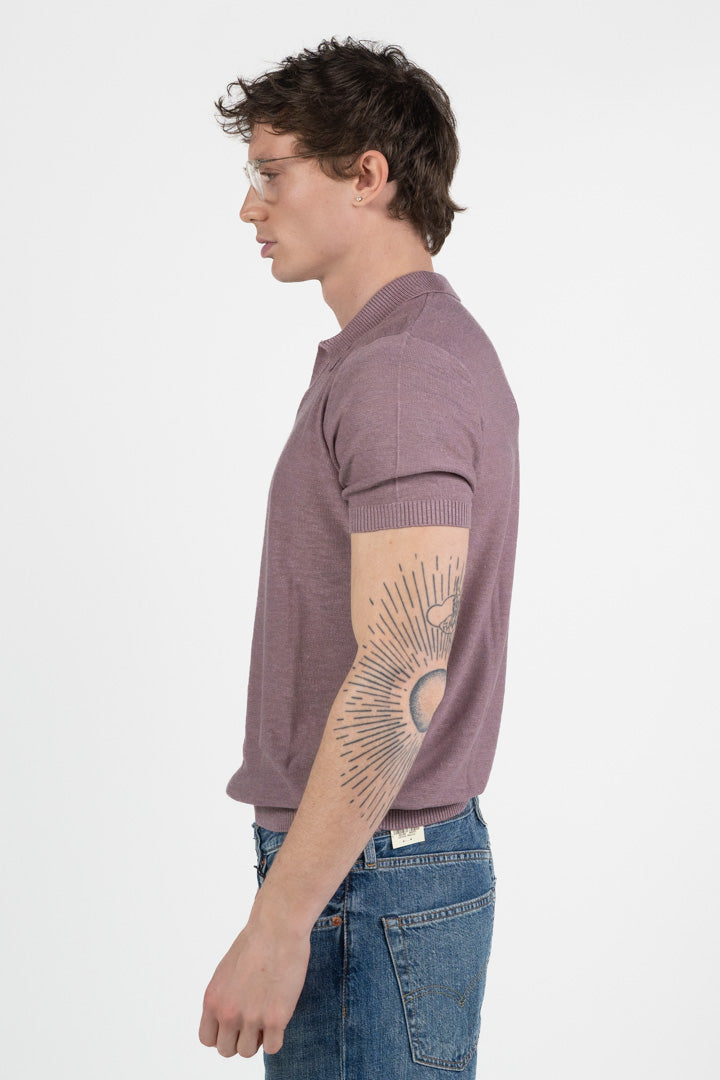 Polo in Maglia Fine – Rosa Polvere - Antony Morato