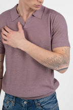 Polo in Maglia Fine – Rosa Polvere - Antony Morato