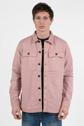 Overshirt in Cotone Lavato rosa antico  – Barbour