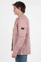 Overshirt in Cotone Lavato rosa antico  – Barbour