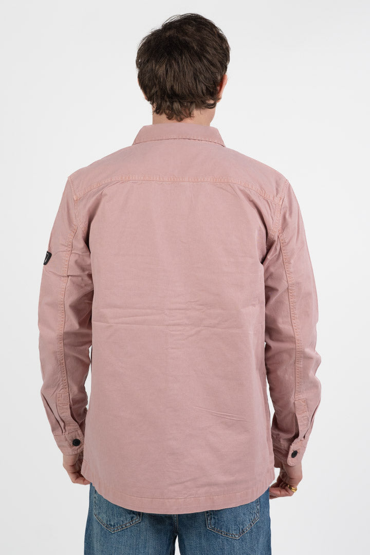 Overshirt in Cotone Lavato rosa antico  – Barbour