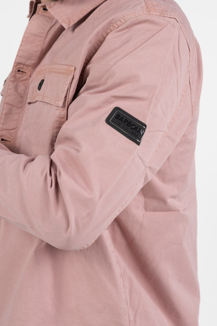 Overshirt in Cotone Lavato rosa antico  – Barbour