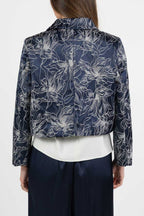 Bolerino in jacquard con disegno floreale - Emme Marella