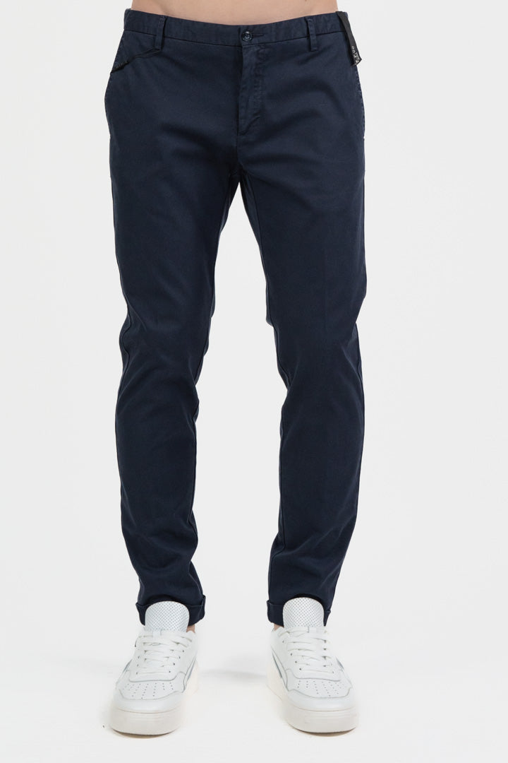 Pantalone Chino Slim Fit blu - At.p.co