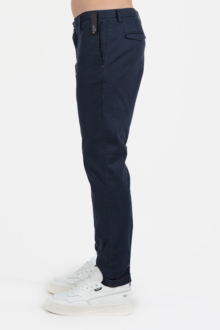 Pantalone Chino Slim Fit blu - At.p.co