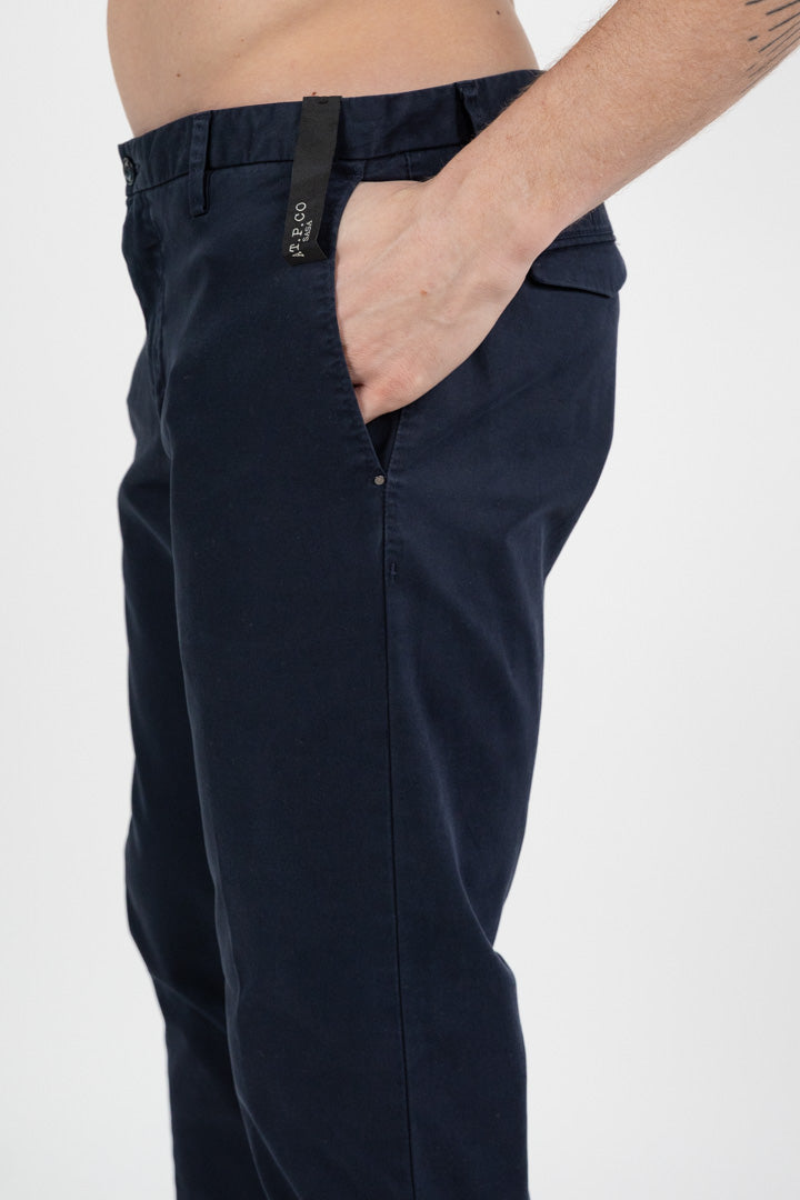 Pantalone Chino Slim Fit blu - At.p.co