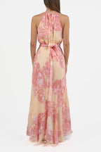 Abito lungo in  Georgette di viscosa stampata - Marella