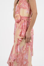 Abito lungo in  Georgette di viscosa stampata - Marella