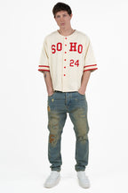 Jeans Denim "Used Effect" – Streetwear Style- Berna