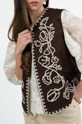 Gilet con Ricami - PennyBlack