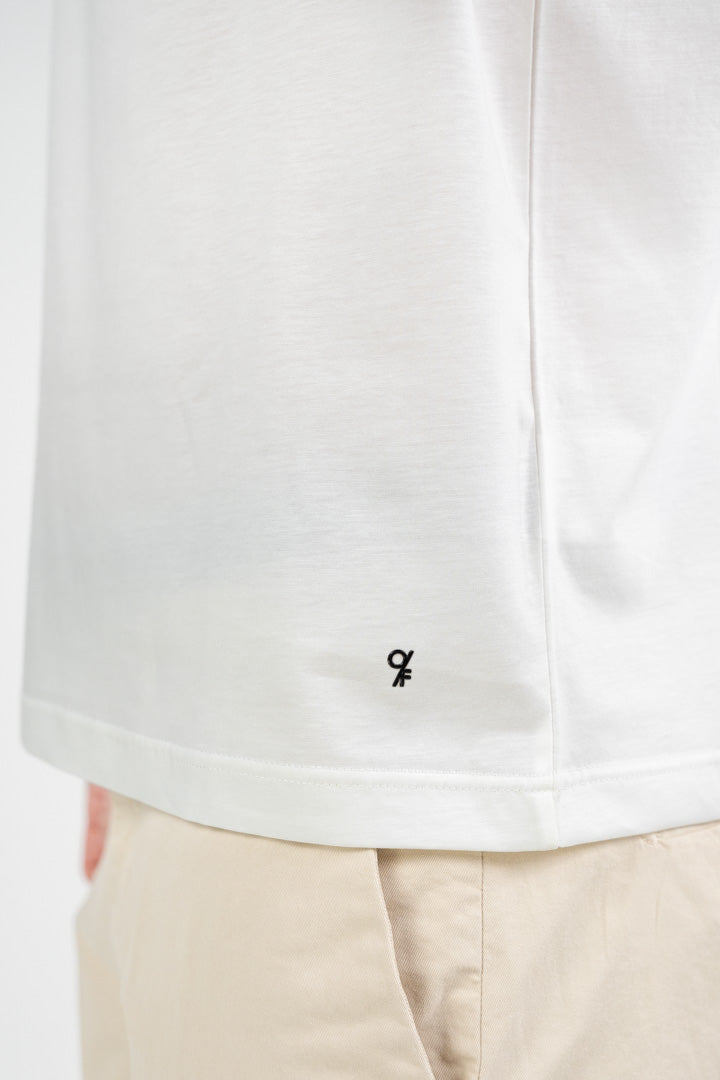 T-shirt in Filo di Scozia Bianco - Officina 36