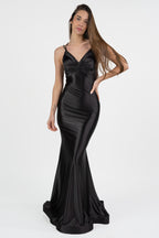 Abito a sirena nero  - Berti Mode Collection