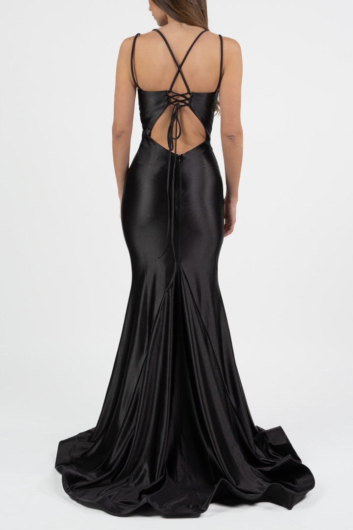 Abito a sirena nero  - Berti Mode Collection