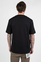 T-Shirt Oversize in cotone  Total Black - Berna