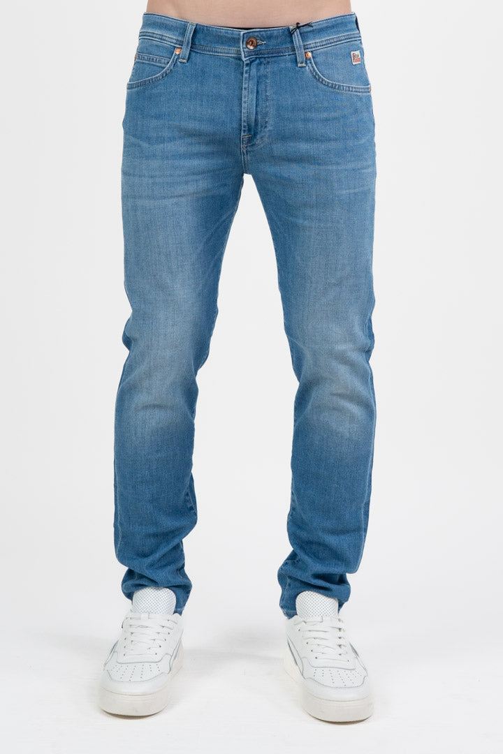 Jeans Slim Fit con Lavaggio Medio - Roy Roger's