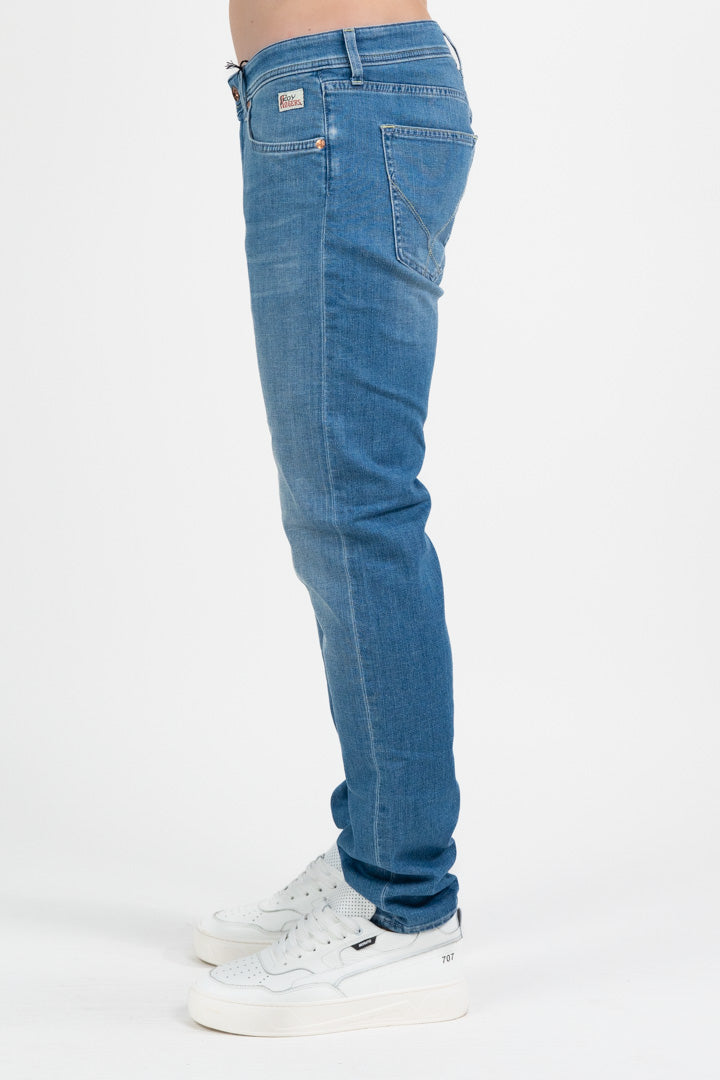 Jeans Slim Fit con Lavaggio Medio - Roy Roger's