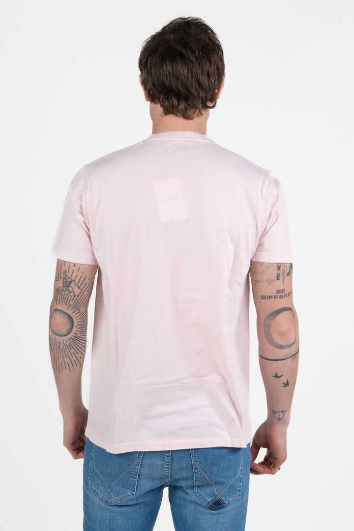 T-shirt in cotone rosa polvere - Roy Roger's