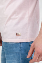 T-shirt in cotone rosa polvere - Roy Roger's