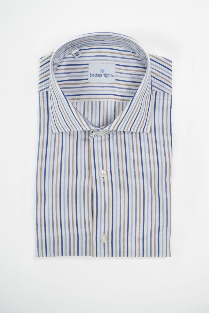 Camicia in Cotone a Righe Multicolor – Bottega Artigiana