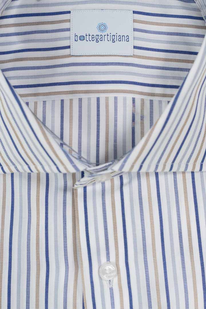 Camicia in Cotone a Righe Multicolor – Bottega Artigiana