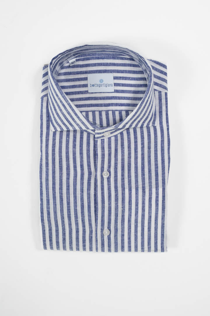 Camicia in Lino a Righe – Bottega Artigiana