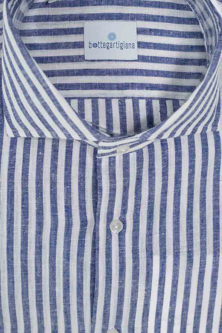Camicia in Lino a Righe – Bottega Artigiana