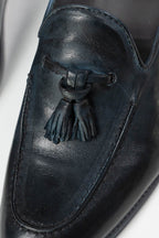 Mocassino in Pelle blu - Berti Mode Collection