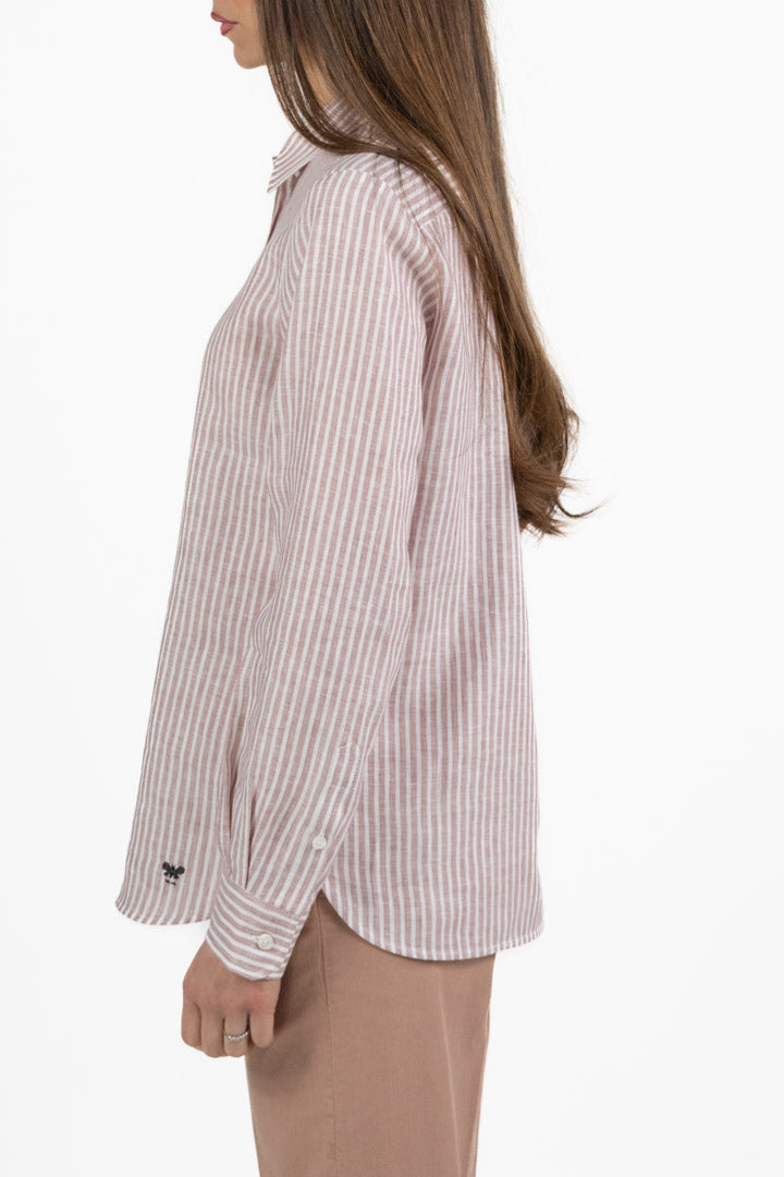 Camicia a Righe Bianca e Rossa - Weekend Max Mara