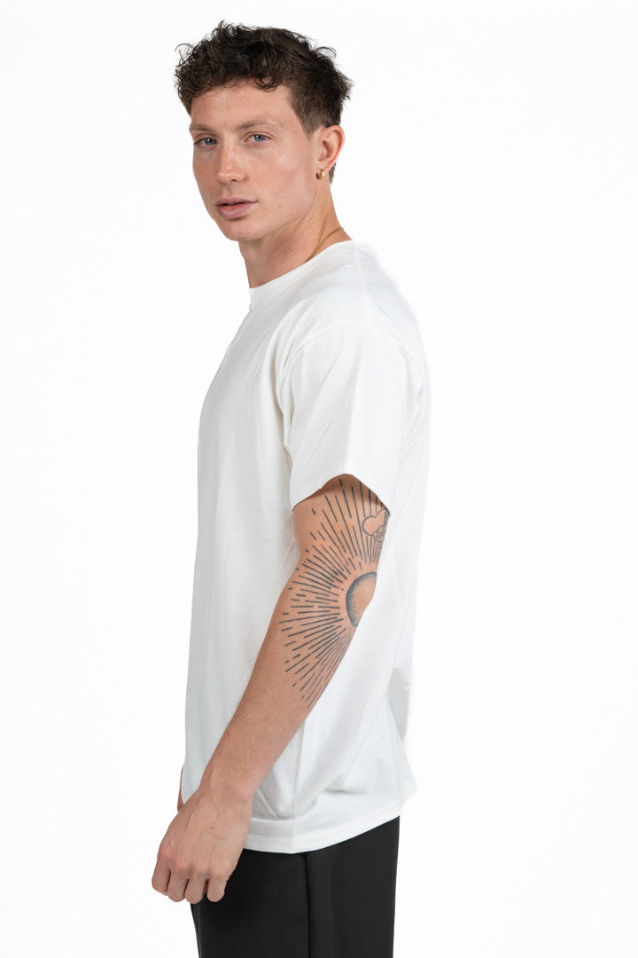 T-Shirt Girocollo Essential bianco - Bastille
