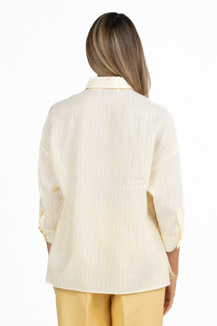Camicia a Righe Gialla - Weekend Max Mara