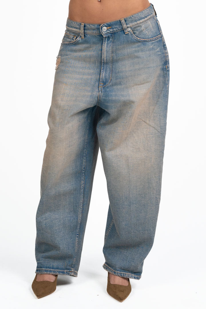 Jeans Baggy con Lavaggio Vintage - Vicolo
