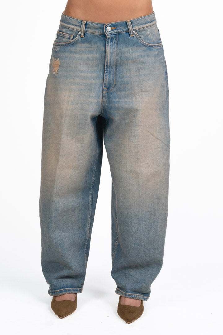 Jeans Baggy con Lavaggio Vintage - Vicolo