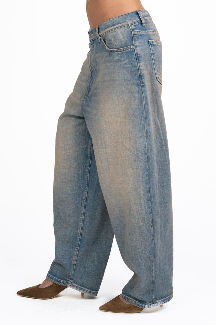 Jeans Baggy con Lavaggio Vintage - Vicolo