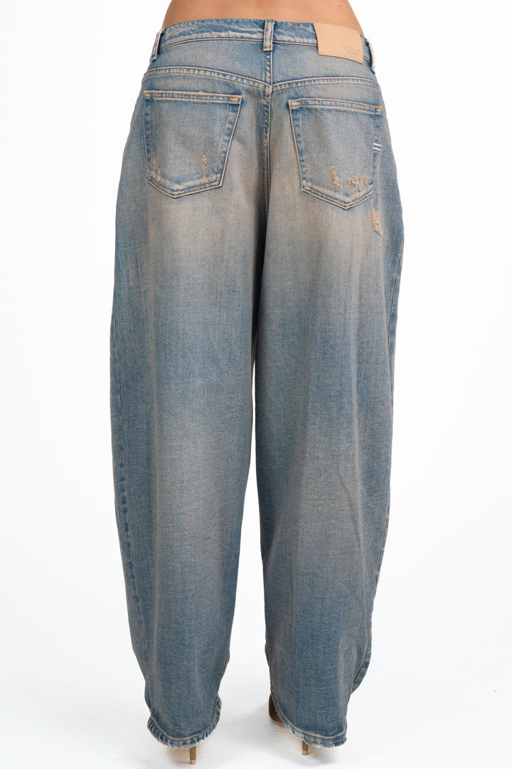 Jeans Baggy con Lavaggio Vintage - Vicolo